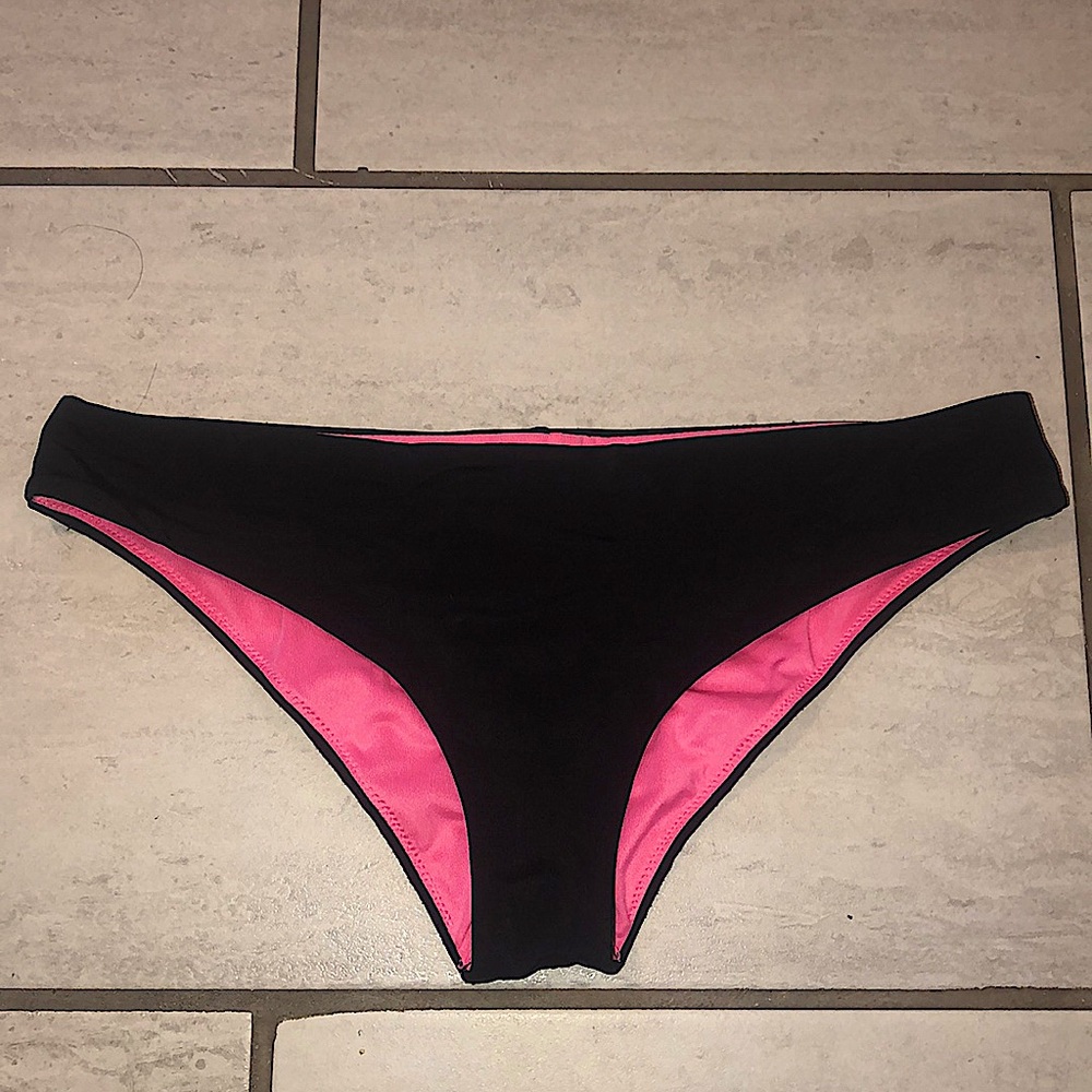 black cheeky Victoria secret bottoms